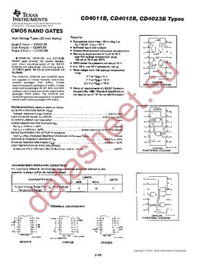 CD4011BNSR datasheet  